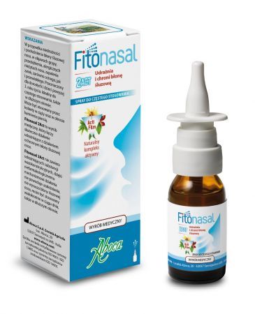 Aboca Fitonasal 2ACT naturalne udrożnienie nosa spray   15 ml