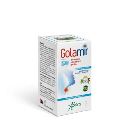 Aboca Golamir 2ACT spray do gardła bez alkoholu  30 ml