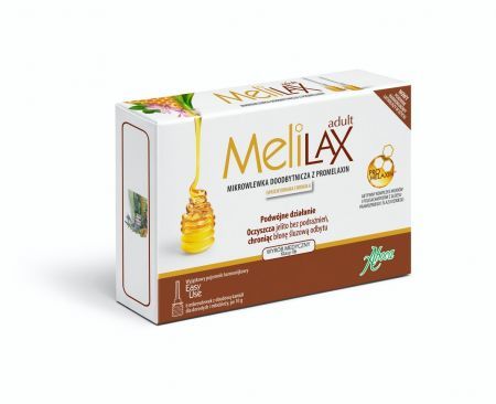 Aboca MELILAX Adult na wypróżnianie dla dorosłych  6 mikrowlewek