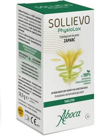 Aboca SOLLIEVO PHYSIOLAX  45 tabletek