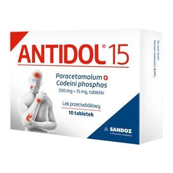 Antidol 15  10 tabletek