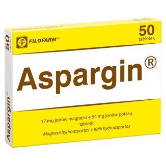 Aspargin  50 tabletek