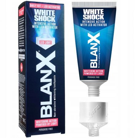 BLANX White Shock pasta do zębów 50 ml + LED