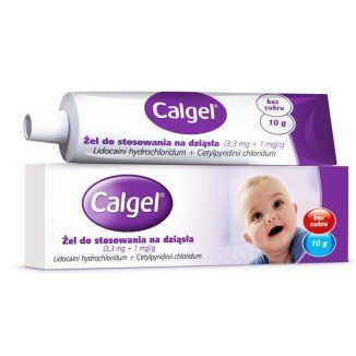 Calgel  żel do stosowania na dziąsła dla dzieci od 3 miesiąca , 10 ml.