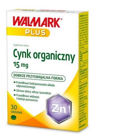 Cynk 15 mg 30 tabletek