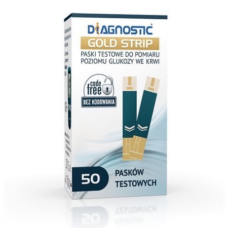 Diagnostic Gold Strip test paskowy  50 pasków