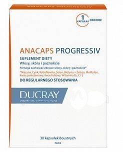 DUCRAY Anacaps Progressiv  30 kapsułek