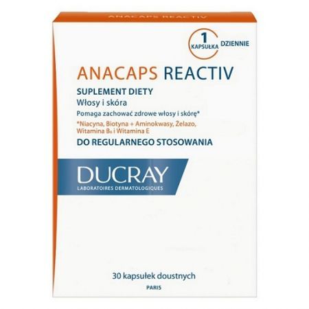 DUCRAY Anacaps Reactiv  30 kapsułki