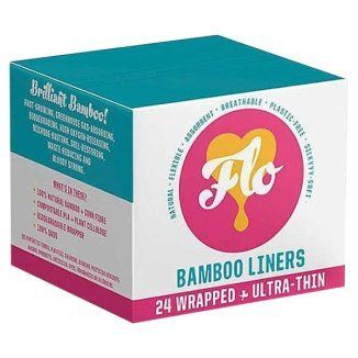 FLO wkładki higieniczne bambusowe ultracienkie 24 sztuki