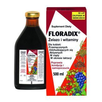 FLORADIX Żelazo i witaminy 500 ml