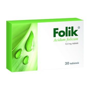 Folik 0,4 mg  30 tabletek