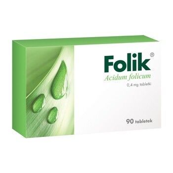 Folik 0,4 mg 90 tabletek