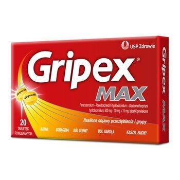 Gripex Max  20 tabletek