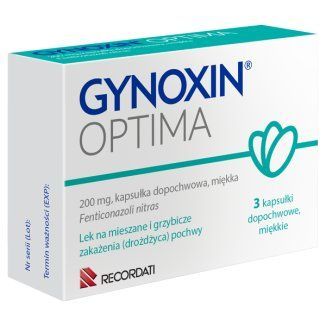 Gynoxin Optima  3 kapsułki dopochwowe