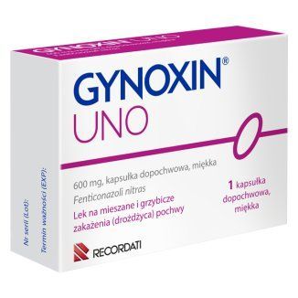 Gynoxin Uno  1kapsułka dopochwowa
