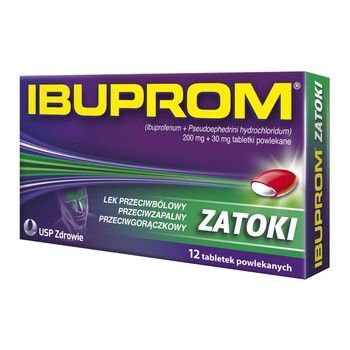 Ibuprom Zatoki  12 tabletek