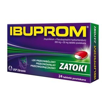 Ibuprom Zatoki  24 tabletek