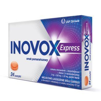 Inovox Express smak pomarczowy  24 pastylek