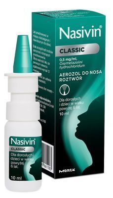 Nasivin Classic  0,05%  10 ml