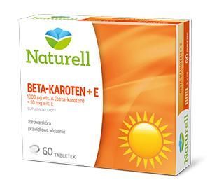NATURELL Beta-karoten + E     60 tabletek