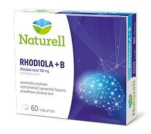 NATURELL Rhodiola różeniec górski + B     60 tabletek   EXP 01.2025