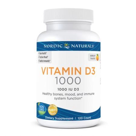 Nordic Naturals Vitamin D3 1000 I.U.  120 kapsułek