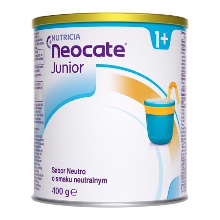 Nutricia Neocate Junior 1+ żywność specjalnego przeznaczenia medycznego o smaku neutralnym 400 g