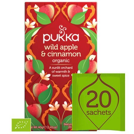 PUKKA Wild apple & cinnamon BIO 20 saszetek