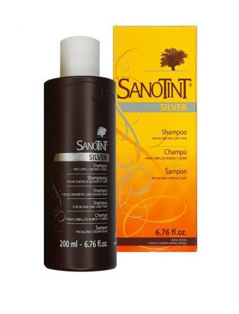 Sanotint Szampon do włosów siwych i blond-Silver  200 ml
