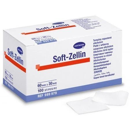 SOFT- ZELLIN Kompresy 1op. / 100 szt.