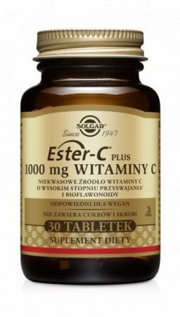 SOLGAR Ester-C 1000 mg Witaminy C  30 tabletek