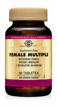 SOLGAR Female Multiple dla kobiet  60 tabletek