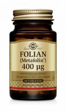 SOLGAR Folian 400µg  50 tabletek