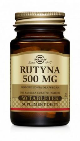 SOLGAR Rutyna 500 mg  50 tabletek