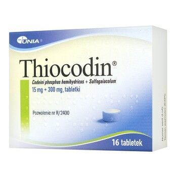 Thiocodin  16 tabletek